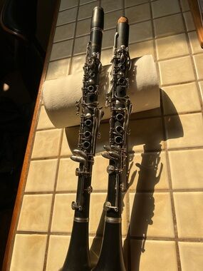 Selmer and Artley Clarinets with Silver Keys